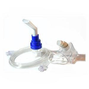Sidestream High-Efficiency Nebulizer with 7' U-Connect-It Tubing, Baffled Tee Adapter, Mouthpiece and 6" Flextube