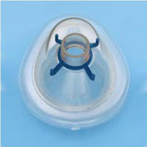 AirLife Disposable Resuscitation Face Mask with Blue Hook Ring, Medium, Adult
