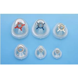 AirLife Disposable Resuscitation Face Mask with Red Hook Ring, Large Adult