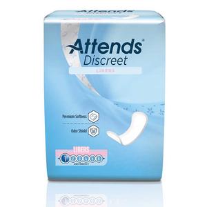 Attends Discreet Panty Liners 6" Long