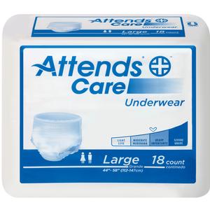 Attends Care Underwear, Moderate-Heavy Absorbency, Large, 44" - 58"