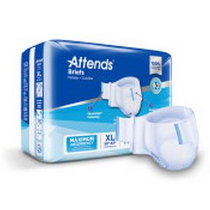 Attends DermaDry Advance Briefs X-Large 58" - 63"