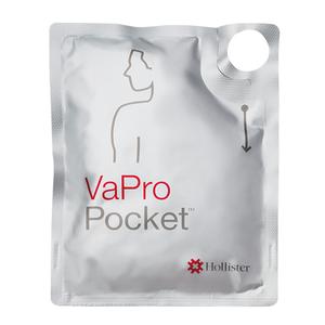 VaPro Pocket Coude No Touch Intermittent Catheter Without Collection Bag, 14 Fr., 16" long