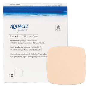 Aquacel Non-adhesive Gelling Foam Dressing 4" x 4"