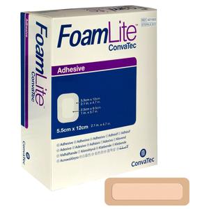FoamLite Foam Adhesive Dressing, Rectangle, 2" x 4.8"