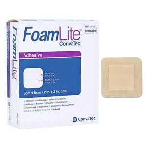FoamLite ConvaTec Foam Dressing, Square, 2" x 2"