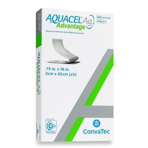 AQUACEL Ag Advantage Dressing Ribbon, .75" x 18" - Replaces Item 51403771