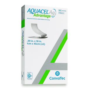 AQUACEL Ag Advantage Dressing Ribbon, .39" x 18" - Replaces Item 51420128