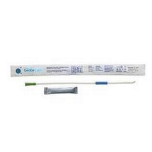 ConvaTec GentleCath Hydrophilic Urinary Catheter, with Water Sachet, Coude/Tiemann, 16Fr, 15.7"