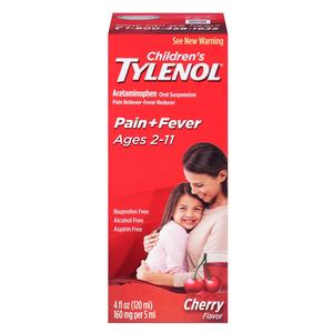 Children's Tylenol Oral Suspension Liquid, Cherry Blast, 4 fl oz