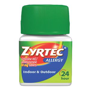 Zyrtec Allergy Tablets, 10 mg, 5 Count