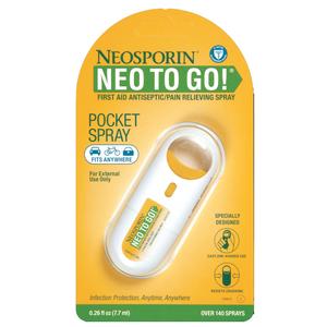 Neosporin Plus Pain NEO TO GO! First Aid Spray, 0.26 oz.