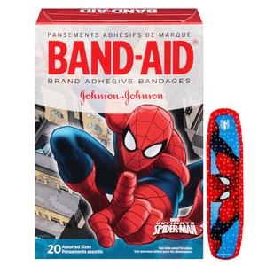 Band-Aid Decorative Spiderman Assorted 20 ct.