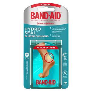 Band-Aid Hydro Seal Blister Cushion Bandages, Extreme, 5 ct