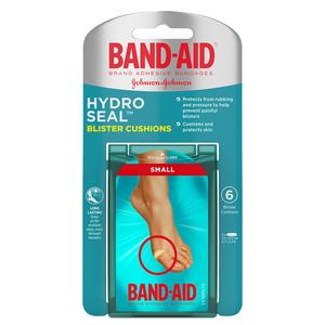 Band-Aid Hydro Seal Blister Cushion Bandages, Small, 6 ct
