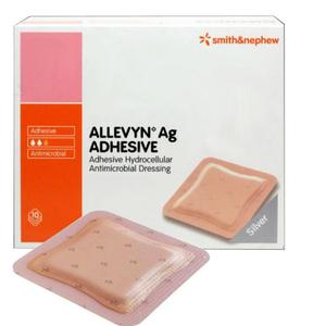 ALLEVYN Ag Non-Adhesive Absorbent Silver Barrier Hydrocellular Dressing 8" x 8"