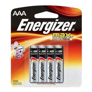 Energizer Max AAA Alkaline Battery, 4 Count