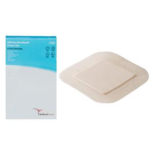 Cardinal Health Kendall Silicone Bordered Lite Foam Dressing, 6" x 6"