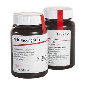 Sterile Plain Packing Strip 1" x 5 yds.