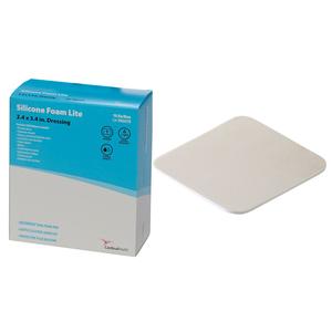 Cardinal Health Kendall Silicone Non-Bordered Lite Foam Dressing, 2.4" x 3.4"