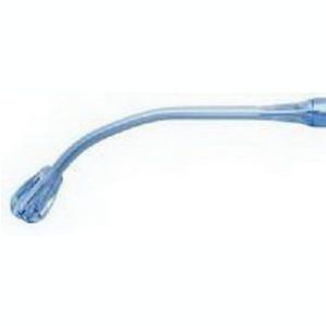 Medi-Vac Yankauer Suction Handle with Tapered Bulbous Tip with Pre-connected Tubing 6" L x 1/4" I.D