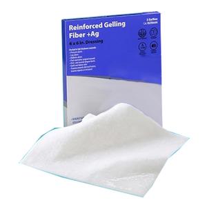 Cardinal Health Reinforced Gelling Fiber +Ag, 6" x 6"