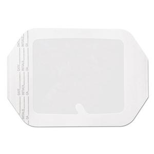 Cardinal Health Standard Frame Style Window Out Transparent Dressing, 4" x 4.75", Sterile Latex Free - Replaces ZDTF4434