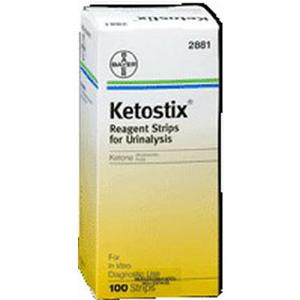 AMES Ketostix Reagent Test Strip (100 count)