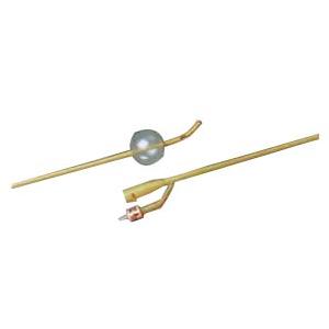 BARDEX LUBRICATH Carson 2-Way Specialty Foley Catheter 16 Fr 30 cc. Coude Tip.