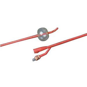 BARDEX LUBRICATH Tiemann 2-Way Specialty Foley Catheter 12 Fr 5 cc, Coude Tip.