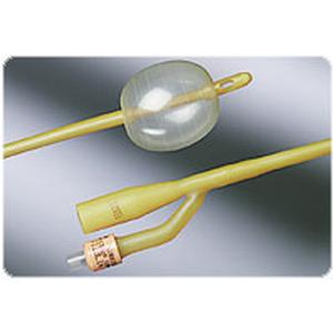 LUBRICATH Short Round Tip 2-Way Latex Foley Catheter 16 Fr 30 cc