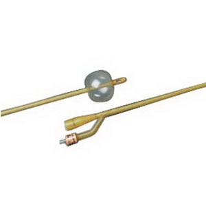 BARDEX 2-Way Silicone-Elastomer Coated Foley Catheter 14 Fr 30 cc