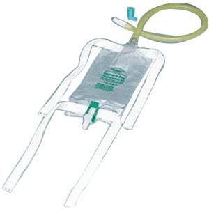 Dispoz-a-Bag Leg Bag with Flip-Flo Valve & 18" Extension Tubing, 19 oz.