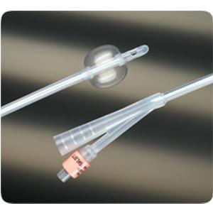 LUBRI-SIL 2-Way 100% Silicone Foley Catheter 16 Fr 5 cc