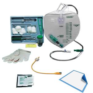 Complete Care, Bardex I.C. Foley Tray with Drainage Bag, 16 Fr