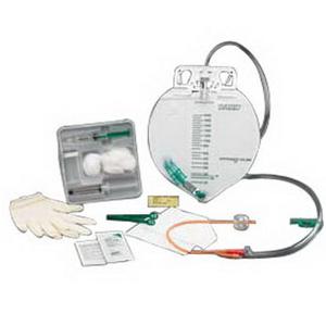 BARDEX 100% Silicone Drain Bag Foley Catheter Tray 16 Fr 5 cc