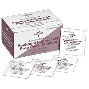 Povidone Iodine 10% USP, Prep Pad (100 count)