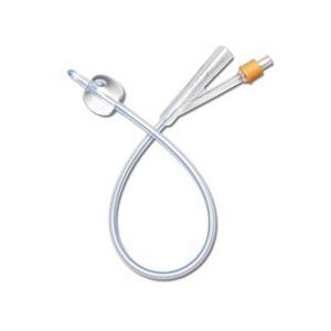 SelectSilicone 100% Silicone Foley Catheter, 2-Way, 12 Fr, 10cc