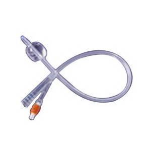SelectSilicone 100% Silicone Foley Catheter, 2-Way, 16 Fr, 10cc