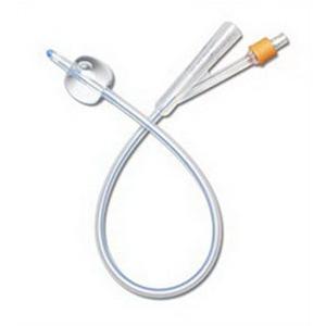 SelectSilicone 100% Silicone Foley Catheter, 2-Way, 24 Fr, 10cc