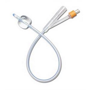 SelectSilicone 100% Silicone Foley Catheter, 2-Way, 24 Fr, 30cc