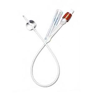 Pediatric 100% Silicone Foley Catheter, 2-Way, 10 Fr, 3cc
