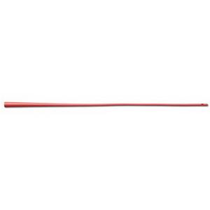 Smooth Tip Red Rubber Intermittent Catheter 14 Fr 16"