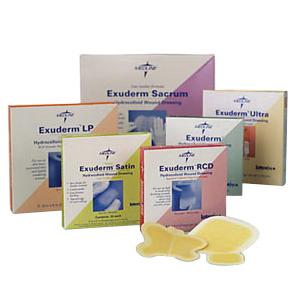 Exuderm Low Profile Colloidal Hydrocolloid Dressing 4" x 4"