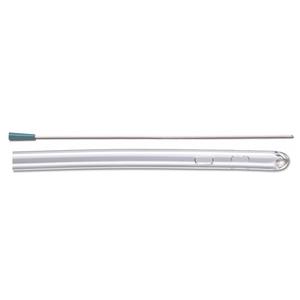 Medline Clear Vinyl Intermittent Catheter, 10 Fr, 16"