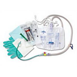 Silvertouch 100% Silicone Closed System Foley Catheter Tray 16 Fr 5 cc