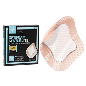 Optifoam Gentle Lite Foam Dressing with Border, 4" x 4"