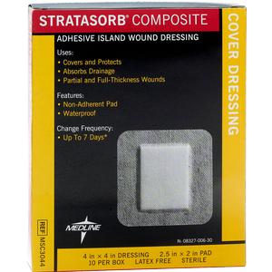 Stratasorb Composite Island Dressing 4" x 4"