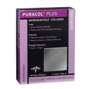 Puracol Plus Collagen Dressing 2" x 2.2"