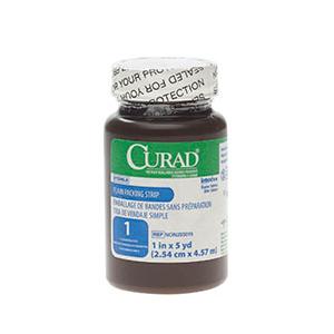 CURAD Sterile Plain Packing Strips 1" x 5 yds.